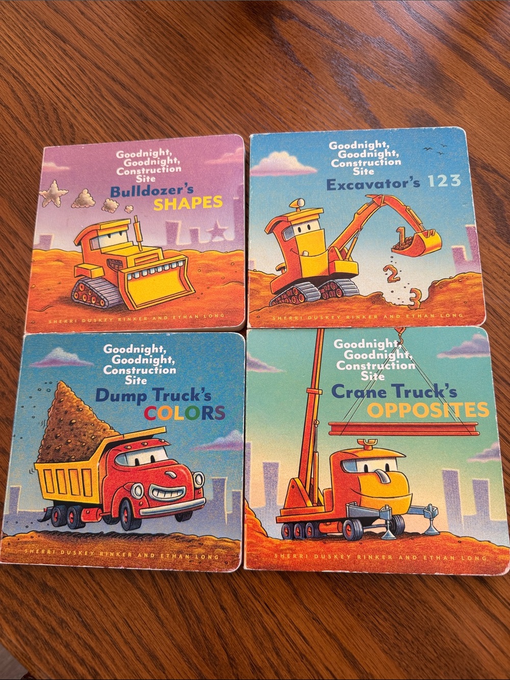 4 Goodnight Construction Site Board Books
